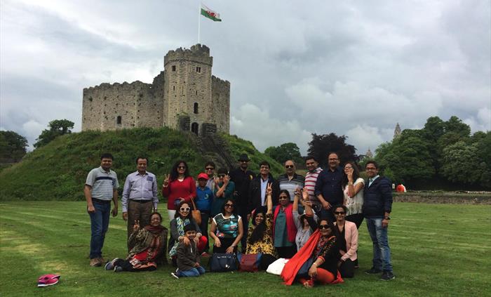 Group at Cardiff Castle
